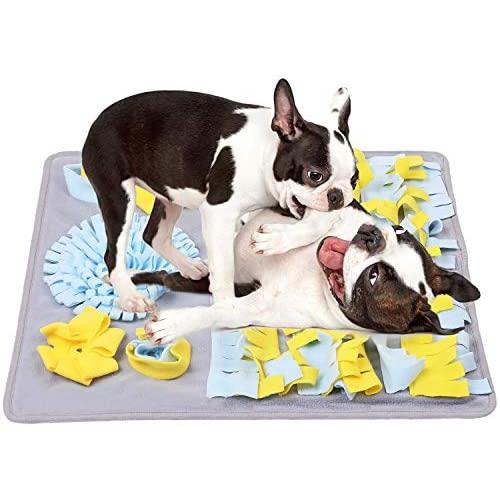 Yincimar Snuffle Mat for Pet Small Large Dogs Slow Feeding Pad Puppy Loves Toy Fun Playing Hide Treat Mat for Activity Cat Machine Washable Great for Stress Release