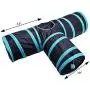 Toonol Foldable 3 Holes Pet Cat Tunnel Toys Indoor Outdoor Pet Cats Training Toy Kitten Rabbit Funny Play Tunnel House Toys Toonol Foldable 3 Holes Pet Cat Tunnel Toys Indoor Outdoor Pet Cats Training Toy Kitten Rabbit Funny Play Tunnel House Toys