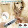 Waitley Dog Nail Grinder Upgraded Rechargeable Low Noise Pet Nail Trimmer Paws Clipper 2-Speed 3 Grinding Ports,Gentle Painless Grooming,Trimming & Smoothing Kits for Small Medium Large Dogs Cats Pets