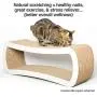 PetFusion Jumbo Cat Scratcher Lounge. 39 x 11 x 14 inches (lwh) [Superior Cardboard & Construction, Significantly outlasts Cheaper alternatives]