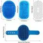5 in 1 Pet Grooming Shower Brush Washing Kit | Dog Hair Removal Gloves | Self Cleaning Slicker Brush for Dogs & Cats | Absorbent Pet Bath Towel | Pet Finger Toothbrush | Dog and Cat Foot Washing Cup