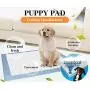 MIN Dog and Puppy Pee Training Pads 22'' x 22'', 30 Count/Home Protection Odor Eliminating/Quick Drying/Super Absorption