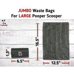 DogBuddy Pooper Scooper Jumbo Refill Bags, 150 Bags