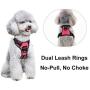 MASBRILL No Pull Dog Harness, No Choke Pet Vest Harness with Front and Back 2 Lead Clips, Adjustable Soft Padded Dog Vest with Easy Control Handle