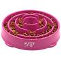 2PET Slow Feed Dog Bowl Slowly Bowly Fun Interactive Dog Dish for Fast Eaters. Prevent Bloating. Fun to Use Dog Bowl. Cat Feeder Friendly. [Skid Protection Upgraded]