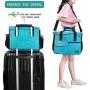PetAmi Dog Travel Bag | Airline Approved Tote Organizer with Multi-Function Pockets, Food Container Bag and Collapsible Bowl | Perfect Weekend Pet Travel Set for Dog, Cat