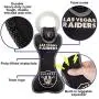 Pets First NFL Las Vegas Raiders Football Dental Tough Dog TUG Bone Toy with Built-in Squeaker Attached to a Safe Rubber Teething Toothbrush PET Toy, Team Color, (OAK-3310), 14 x 5 Pets First NFL Las Vegas Raiders Football Dental Tough Dog TUG Bone Toy with Built-in Squeaker Attached to a Safe Rubber Teething Toothbrush PET Toy, Team Color, (OAK-3310), 14 x 5
