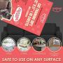Ronton Cat Scratch Deterrent Tape - 12 in X 17 in Anti Scratch Tape for Cats (10 Sheet) | 100% Transparent Clear Double Sided Training Tape | Pet & Kid Safe | Furniture, Couch, Door Protector