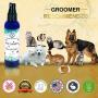 Harbor Pet Cologne | Cat & Dog Deodorant and Scented Perfume Body Spray | Clean and Fresh Scent | Natural Deodorizing Qualities | Made in USA - 1 Bottle 4oz (120ml)