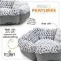 Pet Craft Supply Soho Round Machine Washable Memory Foam Comfortable Ultra Soft All Season Pet Craft Supply Soho Round Machine Washable Memory Foam Comfortable Ultra Soft All Season