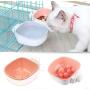 1PC Slowing Feeding Food and Water Bowl,Pet Hanging Bowl Portable Puppy Kitten Food Bowls Puppy Slow Down Eating Feeder Dish Prevent Obesity,A,Pink