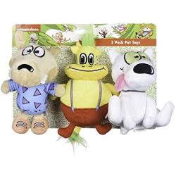 Nickelodeon Spongebob Squarepants Patrick Figure Plush Dog Toy - 6 Inch Small Dog Toy for Spongebob Fans - Pink Squeaky Dog Toy for All Dogs Made from Soft Plush Fabric