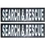 Doggie Stylz Set of 2 Reflective Search and Rescue Removable Patches with Hook Backing for Working Dog Harnesses & Vests. Durable and Interchangeable - Comes in 3 Sizes Small, Medium and Large Doggie Stylz Set of 2 Reflective Search and Rescue Removable Patches with Hook Backing for Working Dog Harnesses & Vests. Durable and Interchangeable - Comes in 3 Sizes Small, Medium and Large
