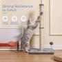 BIGA Cat Scratching Post Claw Scratcher with Sisal Rope and Teaser Ball for Pet 31in