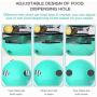 N/A Tumbler Pet Toy Cat Shaking Food Ball Tumbler Toy Ball (Green) (Color : Green)
