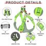 Dog Harness No-Pull Vest Harness No Choke Adjustable Pet Vest Breathable Easy Walk Puppy Leash Harness Reflective Oxford Material for Small Medium Large Breed Dogs