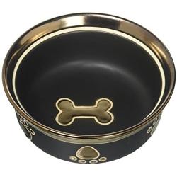 Ethical Stoneware Dish 6888 Ritz Copper Rim Dog Dish