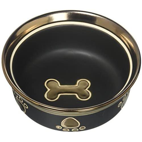 Ethical Stoneware Dish 6888 Ritz Copper Rim Dog Dish
