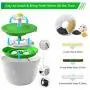 THMY Cat Water Fountain,Cat Fountain with Water Level Window,Cat Water Dispenser,Pet Water Fountain,3 Modes Pet Drinking Fountain for Dog and Cat with 2 Filters,Green THMY Cat Water Fountain,Cat Fountain with Water Level Window,Cat Water Dispenser,Pet Water Fountain,3 Modes Pet Drinking Fountain for Dog and Cat with 2 Filters,Green