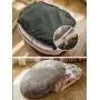 CLL Deluxe PET and PET Dog - Plush, Soft Washable, Soothing, Dog Bed, Donut Cuddler, Round Dog Bed, Sleeping Comfortable, (YellowM-18.9''x 15'') CLL Deluxe PET and PET Dog - Plush, Soft Washable, Soothing, Dog Bed, Donut Cuddler, Round Dog Bed, Sleeping Comfortable, (YellowM-18.9''x 15'')