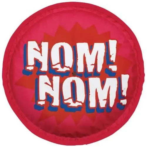 Petmate 0353443 Bigsqueaks Nom Nom Disc Dog Toy, Large, Multicolored Petmate 0353443 Bigsqueaks Nom Nom Disc Dog Toy, Large, Multicolored