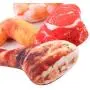 3 Pack Dog Squeaky Toys Pet Chewers Interactive Toys Plush Simulation Chicken Leg, Bone and Meat Dog Toys for Small, Medium, Large Dogs
