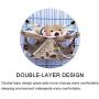 Andiker Cat Cage Hammock,Double Layer Chair Hanging Bed for Kitten,Sleeping Bag Design for Kitty and Small Animal,Durable and Soft,3 Size Andiker Cat Cage Hammock,Double Layer Chair Hanging Bed for Kitten,Sleeping Bag Design for Kitty and Small Animal,Durable and Soft,3 Size