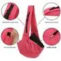 KINMBRA pet Sling Carrier for Dog cat up to 18 pounds Waterproof Tote Papoose Adjustable Padded Shoulder Strap with 3 Pockets for Outdoor Indoor Activity Weekend Travel KINMBRA pet Sling Carrier for Dog cat up to 18 pounds Waterproof Tote Papoose Adjustable Padded Shoulder Strap with 3 Pockets for Outdoor Indoor Activity Weekend Travel