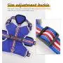 Didog Escape Proof Dogs Harness,Soft Breathable Padded & Reflective,Adjustable No Pull Dog Harness with Lift Handle & Double Leash Clips for Medium Large Dogs Walking Hiking Training,Blue,S Didog Escape Proof Dogs Harness,Soft Breathable Padded & Reflective,Adjustable No Pull Dog Harness with Lift Handle & Double Leash Clips for Medium Large Dogs Walking Hiking Training,Blue,S