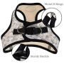 Poohoo 2 Pack Step-in Double Layers Mesh Dog Vest Harness Adjustable for Small Medium Dogs (L(Chest:19.2''-21.7''), Beige and Pink), Calming Faux Fur Donut Cuddler Dog Bed