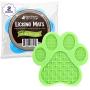 Raw Paws Lick Mat for Dogs & Cats, 2-ct - Boredom Busters for Dogs use in Shower, Floor & Wall - Licking Mat for Dogs - Dog Distraction Mat - Dog Slow Feeder Mat - Interactive Mat for Calming Anxiety