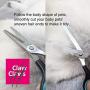 Claw Claws 6 inch Grooming Straight Rounded Scissors or 7 inch 30%~40% Thinning Shaping Scissors for Small and Medium Dog or cat, Trimming and Finishing Shears Tool for pet