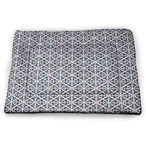 DayDayFun Geometric Cute Pet Mat Geometric 3D Styled Shapes in Vivid Colors Icosahedron Tetrahedron and Octahedron Warming Pad Cozy Self Heating Cat Pad Multicolor
