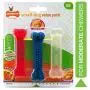 Nylabone Moderate Flexible Dental Dog Chew Toy Bones, 3 Pack, Bacon, Chicken Flavoured, X-Small, for Dogs Up to 7 kg Nylabone Moderate Flexible Dental Dog Chew Toy Bones, 3 Pack, Bacon, Chicken Flavoured, X-Small, for Dogs Up to 7 kg