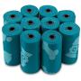 Best Pet Supplies, Inc. Poop Bags for Waste Refuse Cleanup, Doggy Roll Replacements for Outdoor Puppy Walking and Travel, Leak Proof and Tear Resistant, Thick Plastic - Turquoise, 150 Bags (TQ-150B)