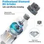 GLOBAL GOLDEN Professional Dog Nail Grinder, Upgraded 2 LED Lights & 2-Speed Portable Electric Pet Nails Trimmers 【15000 RMP】 for Small | Medium | Large Dog & Cat