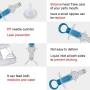 Pet Pill Popper Soft Tip Plastic Syringe for Pet Feeding Oral Syringe and Medicine Dropper Pet Liquid Feeding Kit for Cats Dogs Small Animals