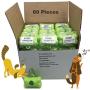 EcoJeannie Dog Poop Bag Dispenser with Stainless Steel Carabiner Clip- Dog Waste Poopbags Holder, Dispensers for Dog Waste Bags, Pet Waste Poopbags : Fits Most Pet Bags