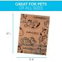 Paws & Pals Dog Poop Bag - Eco-Friendly, Large & Leak-Proof w/ Dispenser Holder & Leash Clip - Best for Walking Dogs Pet Waste - 360 Pack, 24 Roll Refills x 15 Bags - Heavy Duty, Unscented, Beige