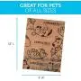 Paws & Pals Dog Poop Bag - Eco-Friendly, Large & Leak-Proof w/ Dispenser Holder & Leash Clip - Best for Walking Dogs Pet Waste - 360 Pack, 24 Roll Refills x 15 Bags - Heavy Duty, Unscented, Beige