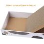 ComSaf Durable Cat Scratcher Cardboard Refill, Cat Scratch Pad, 3 in 1 Recyclable Corrugated Scratcher, Reversible Scratch Box, Scratcher Lounge for Furniture Protection, Cat Training Toy