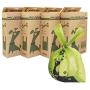 PET N PET Poop Bags 800 Counts Unscented, Dog Poop Bags with Easy Tie Handles Earth-Friendly Dog Waste Bags, Cat Litter Bags 8 x 15 inch, Completely Leak Proof, Easy Dispensing
