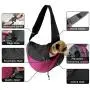 TNZMART Pet Dog Sling Carrier Hands Free Dog Portable Sling Bag Breathable Mesh Travel Safe Sling Bag Carrier for Small Dogs Cats