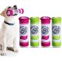 4 Pieces White Paw Dog Toys Funny Drink Parody Can Shape Squeaky Pet Toys Funny Drink Parody Squeaker Plush Squeaky Dog Toys Pet Supplies for Small Medium Large Dogs