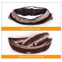 JOYELF Dog Bed with Washable Cover Pirate Ship Plush Soft Warming Pet Bed for Cats or Dogs with Breathable Soft Cotton and Squeaker Toys as Gift