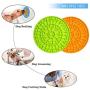 OPYZ Dog Lick Pad, Dog Bathing Distraction Device, Pad for Dog Lick Peanut Butter Lick Mat for Pet Bathing, Grooming and Dog Training with Pet Finger Toothbrush (2Pack)