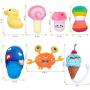 Dono Squeaky Plush Dog Toys-Pet Pack for Puppy Cute Toys Small Stuffed Puppy Chew Interactive Doggie Toys 13 Pack Tooth Grinding & Training Pet Toy Supplies for Medium to Small Dogs