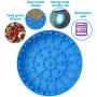 TOPNICES Upgraded Lick Mat Bowl,Dog Slow Feeder Bowls with Suction Cup for Boredom Anxiety Reduction;Bath Time Distractor Toy for Pets,Perfect for Food,Treats,Yogurt,or Peanut Butter