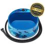 Petfactors Heated Pet Bowl, Outdoor Pet Thermal Water Bowl, Dog Cat Heated Water Bowl with 69 Inch Chew Resistant Cord and Waterproof ON/Off Switch