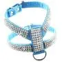 PETCARE Sparkly Rhinestone Bling Dog Harness Leash Set Soft Leather Shining Diamonds Pet Collar Harness Vest for Puppy Small Dogs Cats PETCARE Sparkly Rhinestone Bling Dog Harness Leash Set Soft Leather Shining Diamonds Pet Collar Harness Vest for Puppy Small Dogs Cats